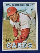 1967 Topps Hal Woodeshick St. Louis Cardinals #324