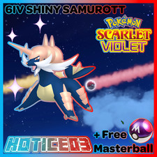 ✨Shiny Samurott 6IV✨ Pokemon Scarlet & Violet  🚀Fast🚀