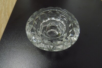2 x LUMINARC  Kristallglas Frankreich Teelichthalter Kerzenhalter  Ingrid 