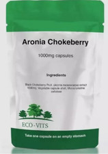 Aronia Chokeberry 1000mg Capsules – Antioxidant Support for Immune &