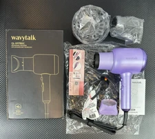 Wavytalk Hair Dryer with Comb, 1875W Hair Blow Dryer Purple #QL-5917BDC