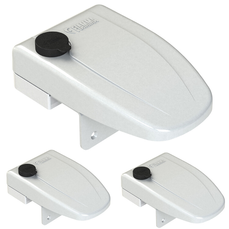 SERRATURA AGGIUNTIVA SAFE DOOR 3 FRAME WHITE SET 3 PZ 08022-02-