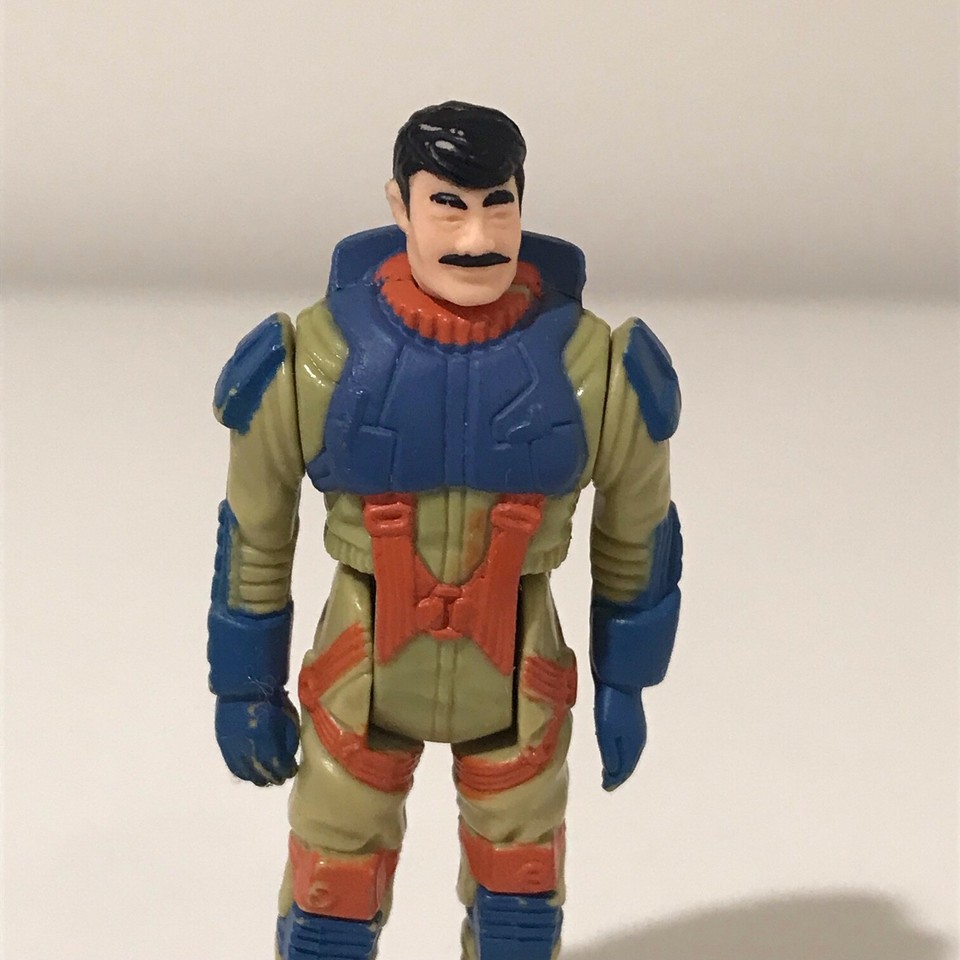 Kenner M.A.S.K. Julio Lopez Action Figure Firefly Pilot Streamer Mask VTG 1986