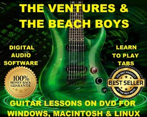 Details About The Ventures Guitar Tab Lesson Cd 610 Tabs 65 Bts Mega Bonus The Beach Boys