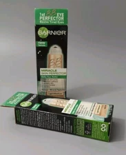 Garnier BB Eye Miracle Skin Perfector Eye Roller Light Medium 0.27 oz LOT OF 2