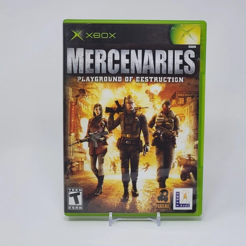 Mercenaries: Playground of Destruction (Original Xbox) Black Label CIB & TESTED
