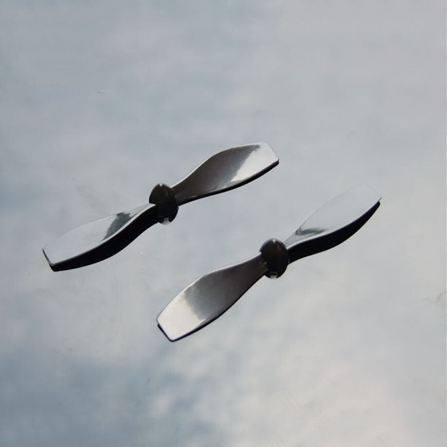 75mm Long RC Electric Plane Props Aircraft Propellers Plastic fit Ø 2mm