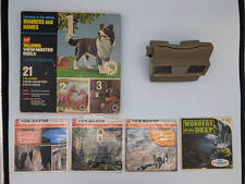 Vintage Lot of 6 Viewmaster Items - Viewer  Discs