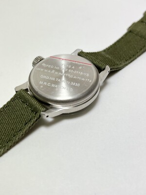 Elgin Military Watch M.R.M.W. Montre Roroi TYPE A-17 Black Men's