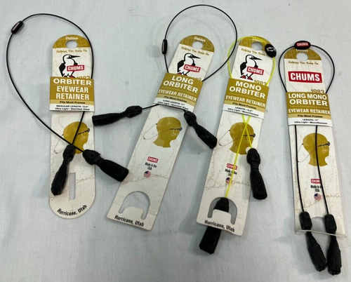 4 Chums Mono Orbiter Brillenhalter - 1 gelb & 3 schwarz