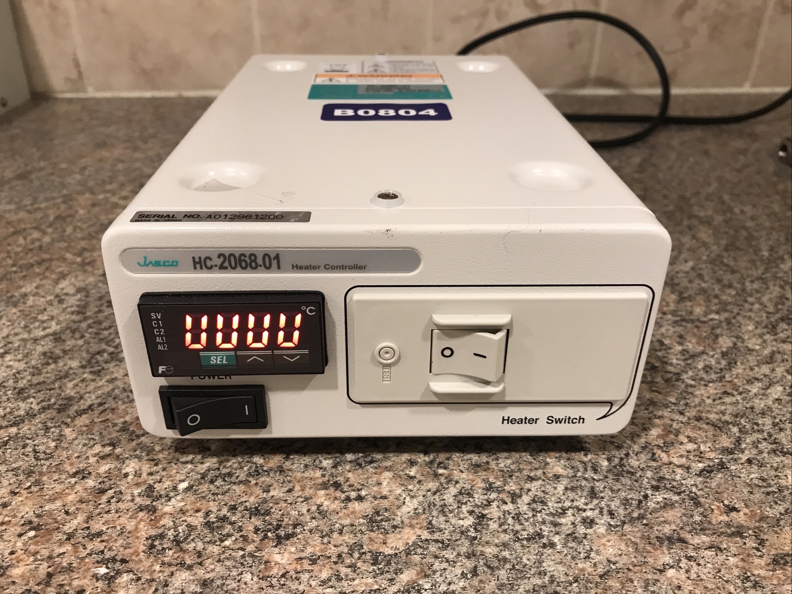 JASCO HC 2068-01 HEATER CONTROLLER