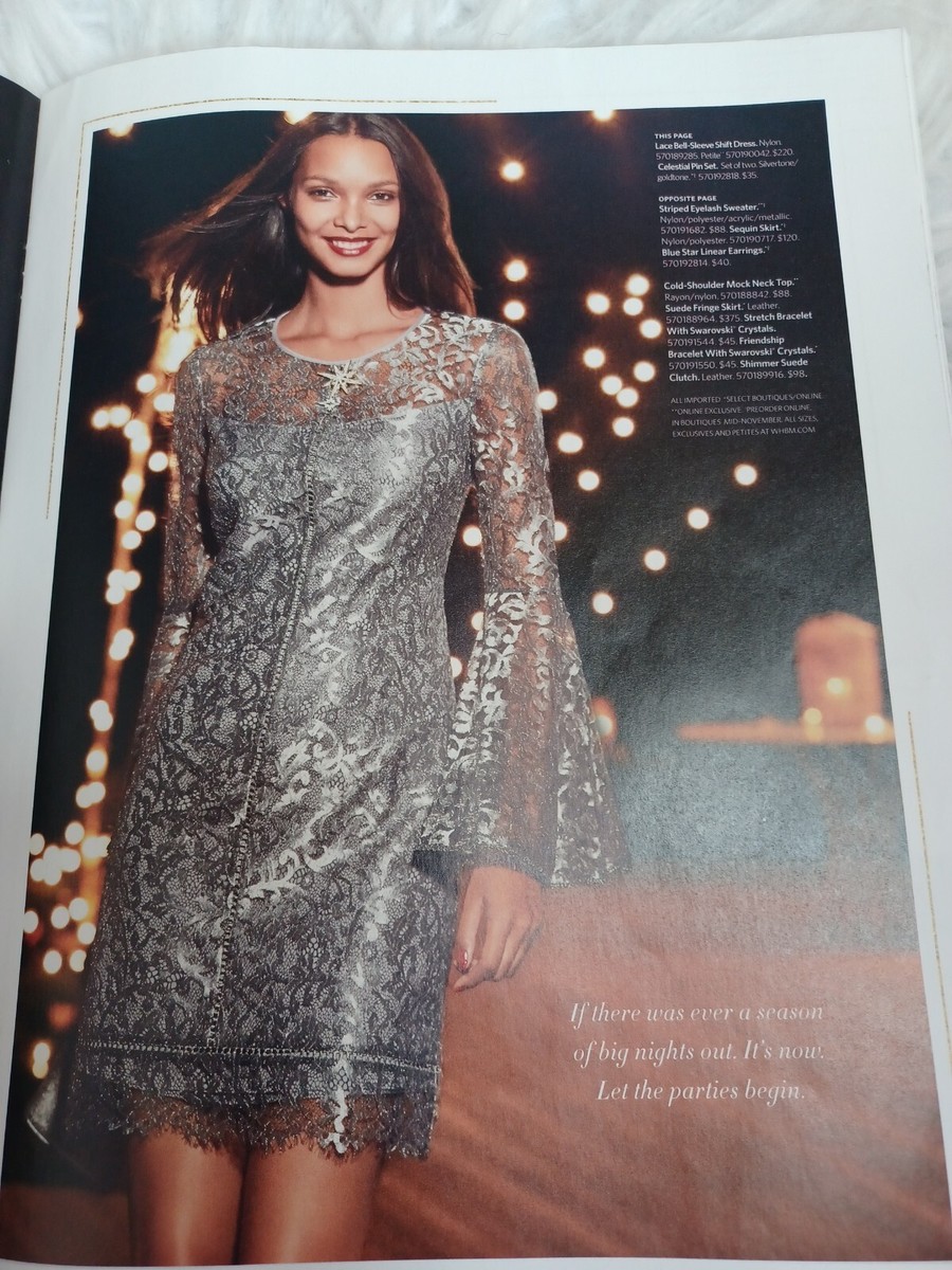 white house black market lace shift dress 10 NWT $220