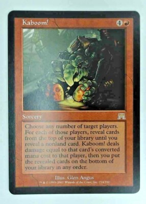 MTG Singles - Kaboom! - Onslaught -R371 | eBay