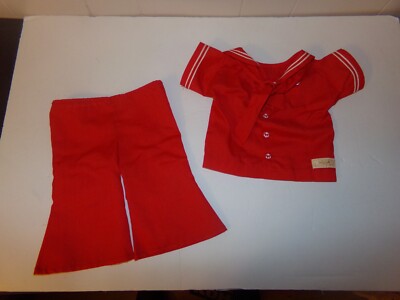 KOHL PATCH WEICHE SKULPTUR XAVIER ROBERTS DESIGNER Jungen rot Matrosen Outfit