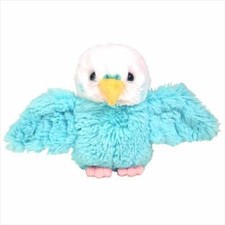 Sun Lemon Fluffies Stuffed Animal Parakeet Blue NEW from Japan