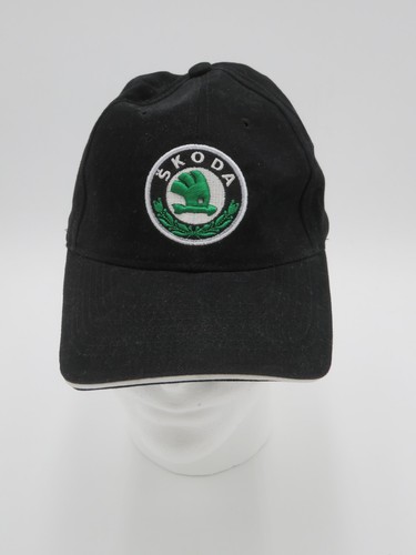 Vintage 90s SKODA Car Manufacturer Baseball Style Cap Hat Strap Back