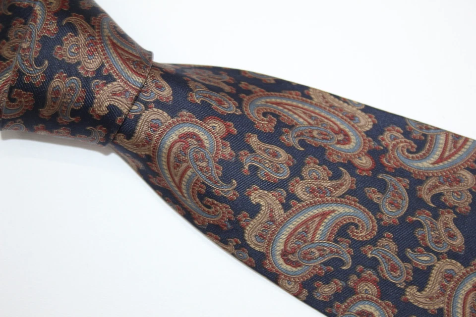 ROCCOBAROCCO 真丝领带 意大利制造 F50221 — 第 3/4 张图片