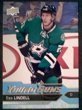 ESA LINDELL  16/17 AUTHENTIC UDS1 YOUNG GUNS CARD  SP