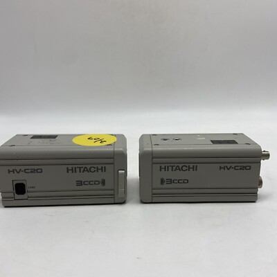 (2) Hitachi Hv-c20 3CCD Camera Color