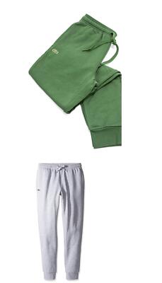 NEW Lacoste Mens Athletic Apparel Sport Fleece Two Side Pocket Pants