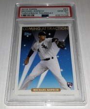 2019 Topps TBT 1993 Design #84 Chance Adams RC Card Graded PSA 10 Gem Mint