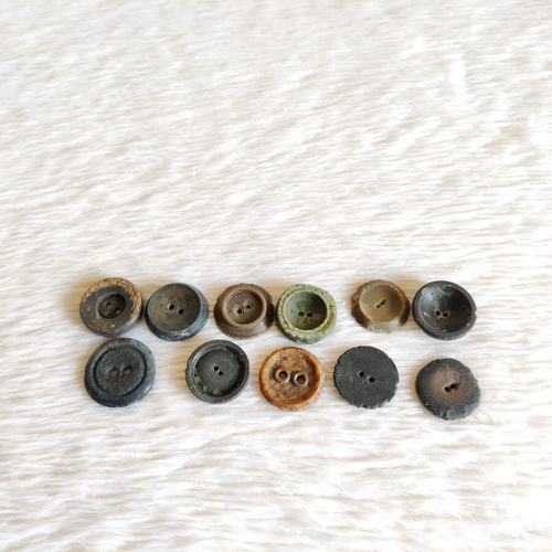 Vintage Different Bakelite Buttons Old 11Pcs BTN116 - Picture 2 of 5
