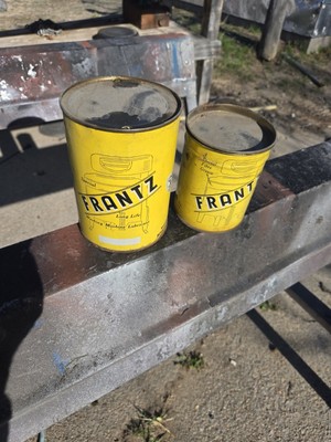 Frantz Wringer Washer Grease Can. / Lube Cans Graphics  1940's 50's