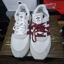 Adidas I-5923 Grey Burgundy  Size 12.5