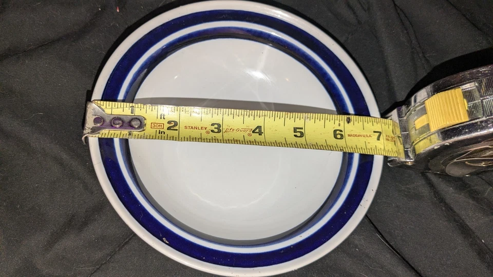 Sango Rondure Stone Japan Blue Pattern 203 Cereal /Soup Bowl New Replacement - Image 3 of 4