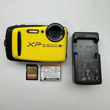 Fujifilm FinePix XP90 16.4MP Waterproof Digital Camera Wi-Fi Battery Charger SD