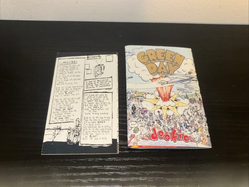Dookie by Green Day Tape Tape INSERT ONLY Authentic Vintage Good Quality Print