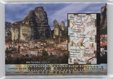 2019 Upper Deck Goodwin Champions World Traveler Map Relics Meteora Greece 10k8