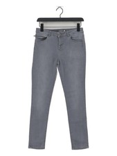 Mint Velvet Women's Jeans UK 10 Black Cotton with Polyester, Elastane Skinny