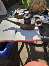 RARE OLD LMS RAILWAY FLARE LAMP .