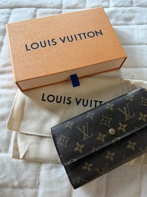 Louis Vuitton Monogram Vintage Porte Tressor Wallet TH0075 Authentic 
