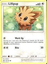 Lillipup 103/149 Common Sun & Moon 2017 Pokémon TCG Card Illus. MAHOU