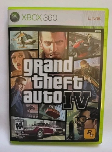 Grand Theft Auto IV 4 (Microsoft Xbox 360, 2009) TESTED and WORKS GREAT