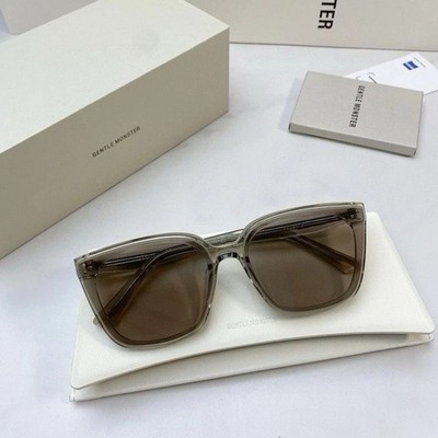 GentleMonster Palette BRC11 Sunglasses Brown Frame Gray Lenses