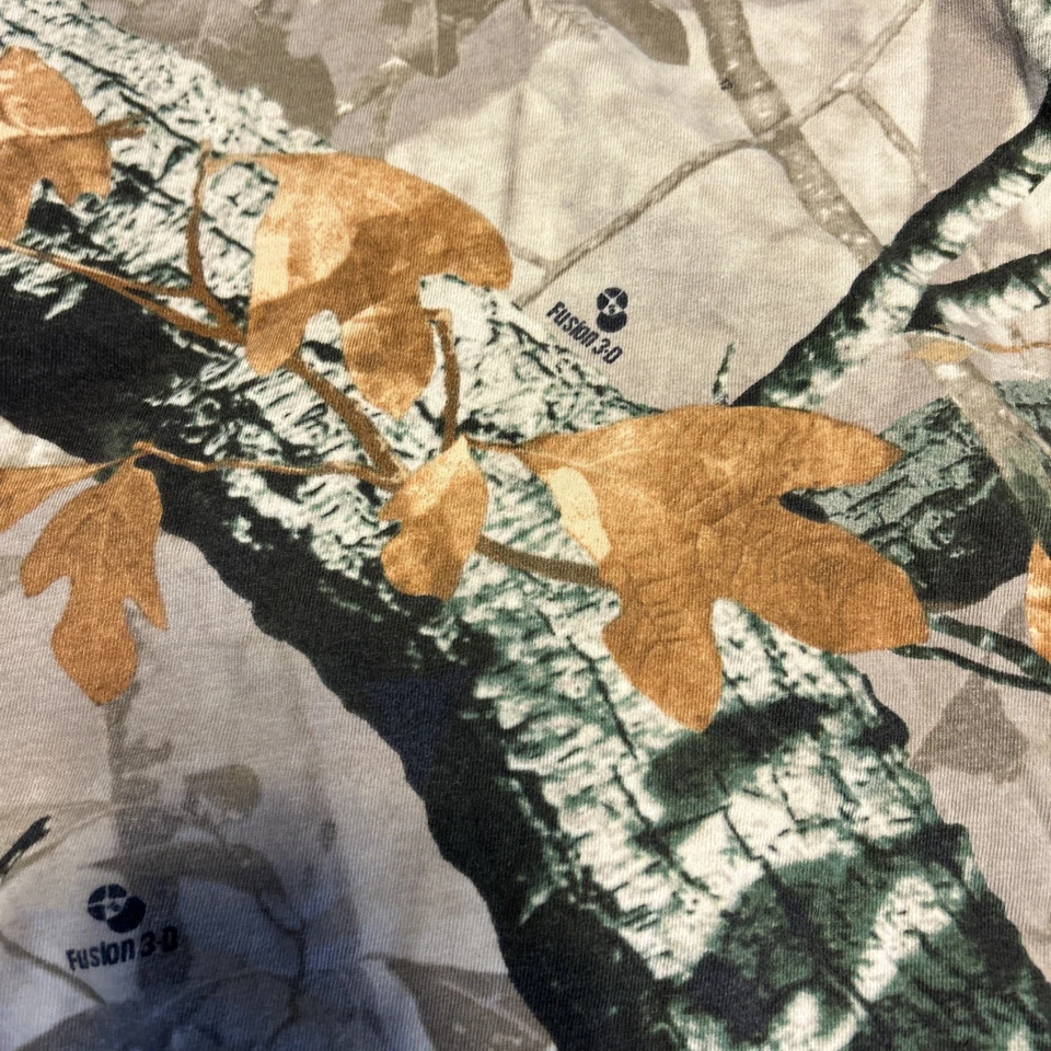 Outfitters Ridge Men Size L Camouflage Long Sleeve Vintage 3D - Image 4 of 4