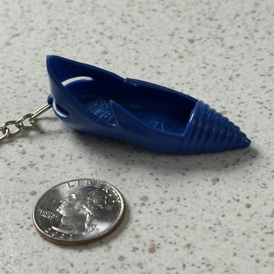 Grendha Sandals Shoes Footwear Vintage Blue Keychain Key Ring #51296