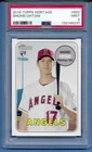 SHOHEI OHTANI 2018 TOPPS HERITAGE ROOKIE #600 PSA 9 AWSOME