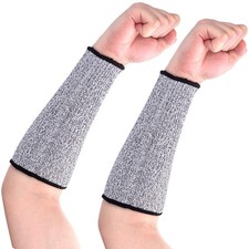 21cm Cut Resistant Sleeves for Arm Protection, Bite-Proof Forearm Protector, ...