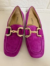 vaneli shoes orchid (purple/magenta mix) suede loafers - Women - Size 4 M