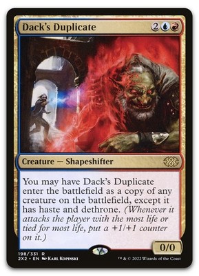 Dack's Duplicate #198 (NM) Double Masters 2022 2X2 Magic MTG