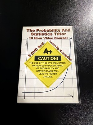 The Probability and Statistics Tutor - 10 Hour Course - 3 DVD Set - Learn