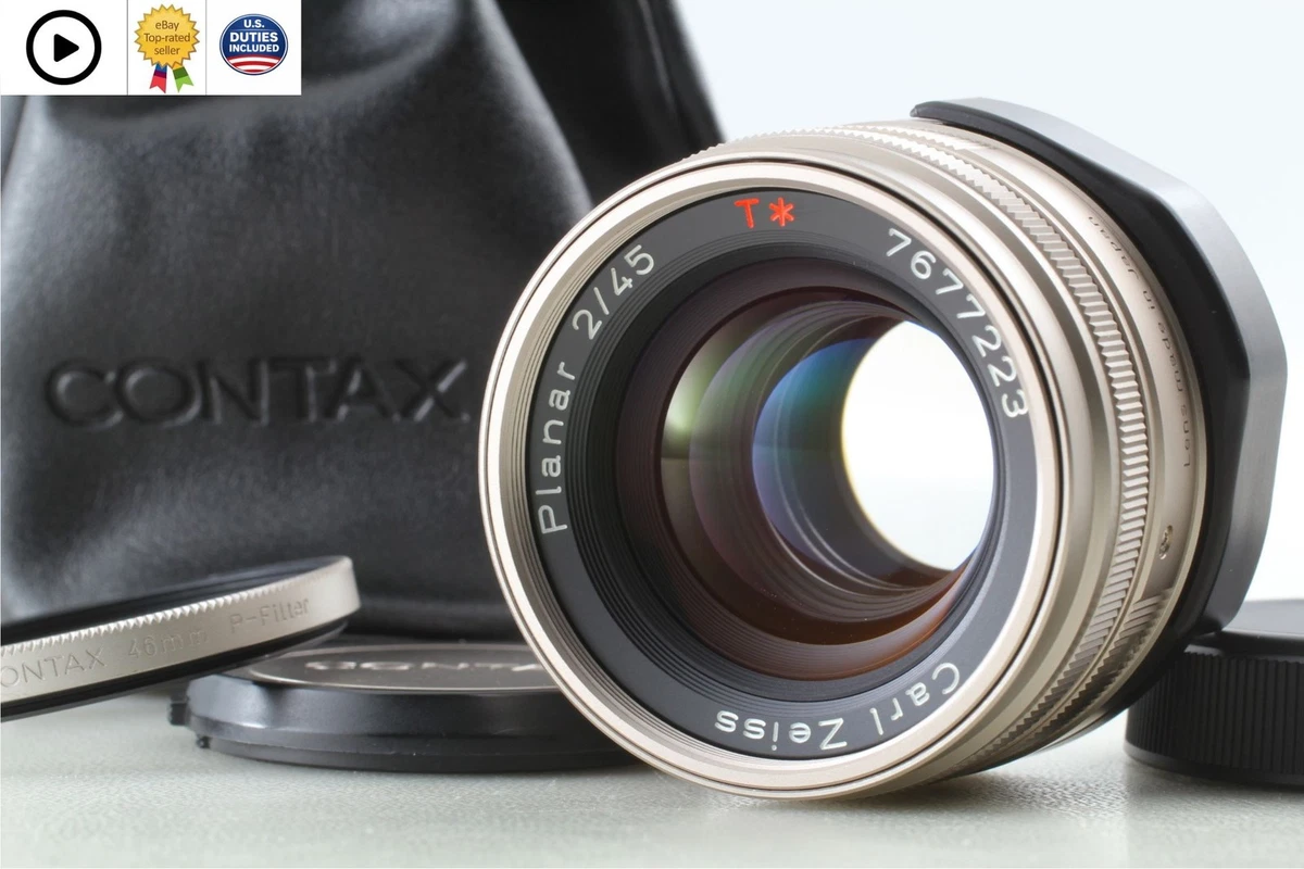 フィルムカメラ CONTAX Carl Zeiss Planar T* 45mm f/2 G2 ZEISS Planar T* 45mm Focal f/2 Camera Lenses for sale | eBay