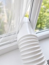High Flow Air Con Window Vent Adapter Connector AC 150mm - 6" - 3D Printed