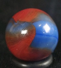 Vintage Marble - Marble King .62" Red Blue Spiderman