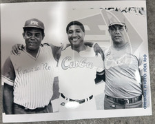 Luis G Casanova, Lourdes Gourriel, Antonio Muñoz BW | Cuban Original Photo | 8x6
