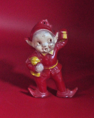 1950'S VINTAGE PIXIE CHRISTMAS ORNAMENT